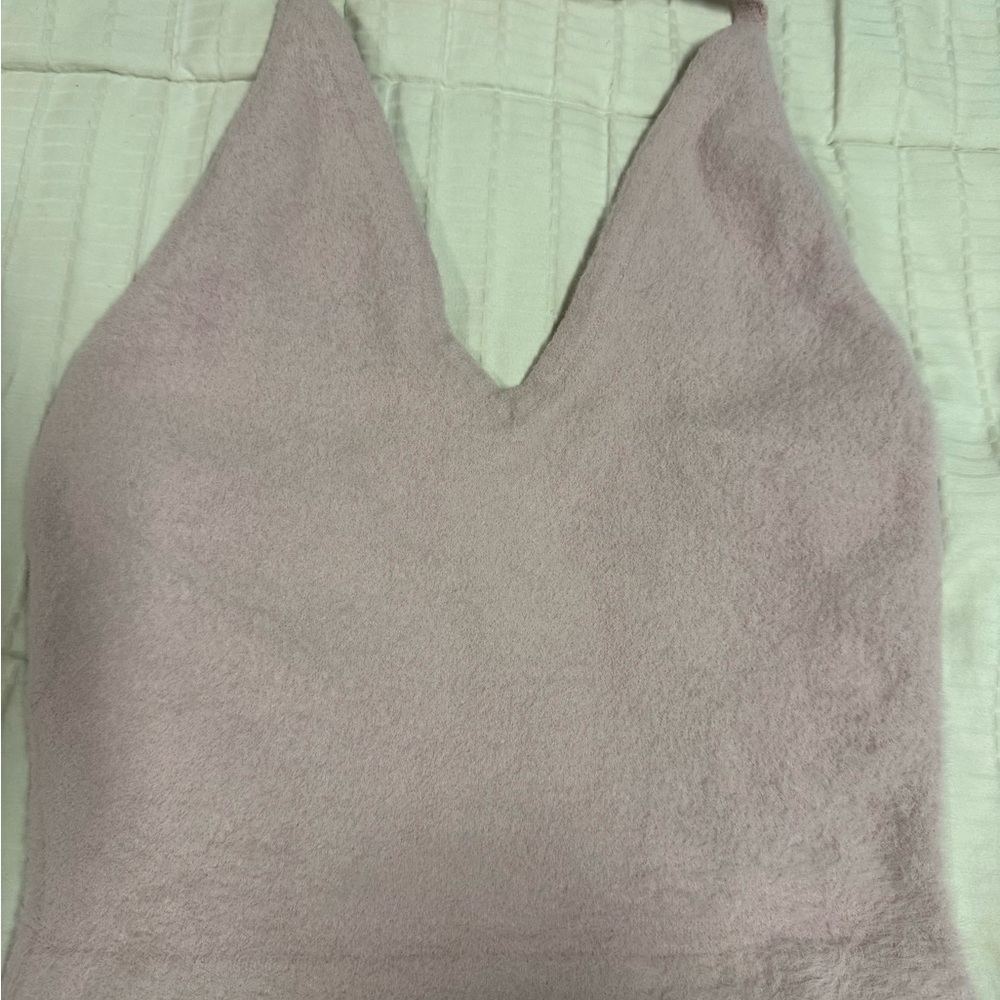 GYMSHARK Eyelash Pink Halter. Whitney Simmons collection Halter Top